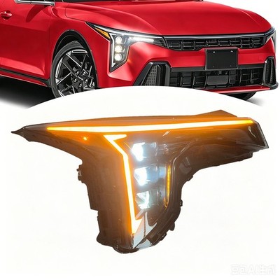 Passenger Side For 2025 2026 Kia K4 LED Headlight Head lamp Right 92102-GG140
