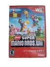 New Super Mario Bros. Wii (Nintendo Wii, 2009) Complete W/ Manual CIB TESTED
