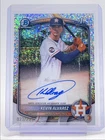 KEVIN ALVAREZ 2025 BOWMAN CHROME 1ST AUTOGRAPH SPECKLE ASTROS AUTO /299 Q2264