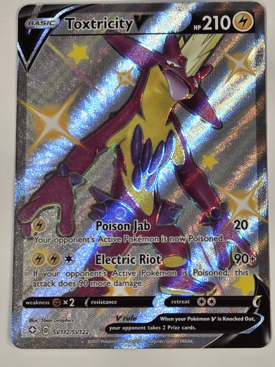 Toxtricity V SV112/SV122 Shining Fates: Shiny Vault for sale | eBay