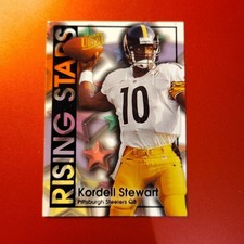 1997 Kordell Stewart Fleer Ultra Rising Stars #3  Pittsburgh Steelers Rookie