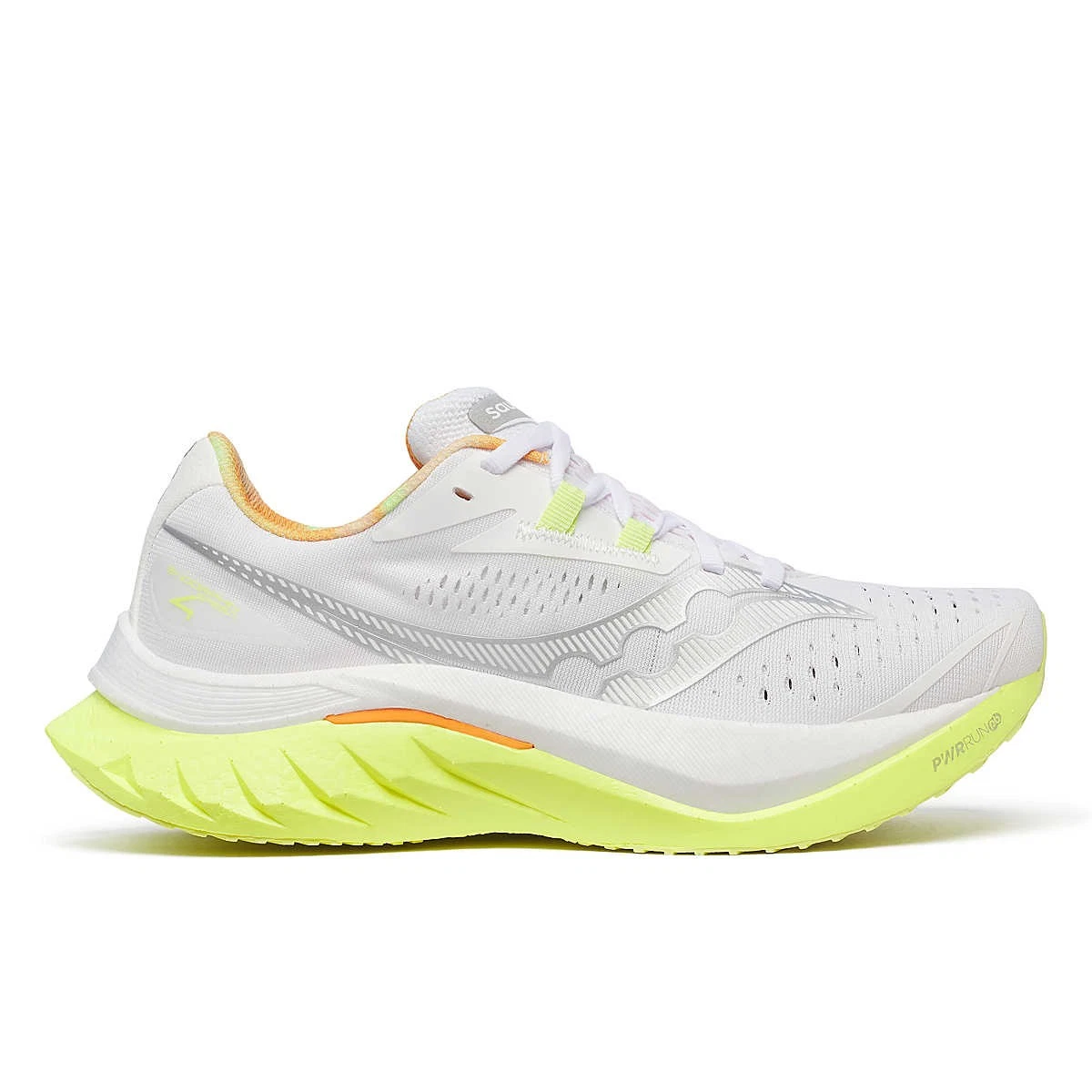 Women's Saucony Endorphin Speed 4, White/Sunny, 9.5 B Medium US