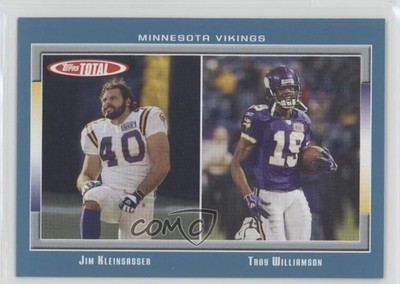 2006 Topps Total Blue Jim Kleinsasser Troy Williamson #345 0l1