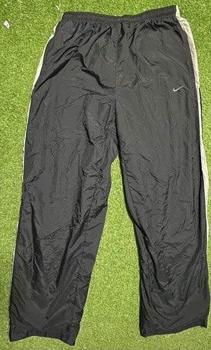 Nike Hose Herren Large Track Jogginghose Jogger gefüttert Baggy Parachute Vintage Y2K