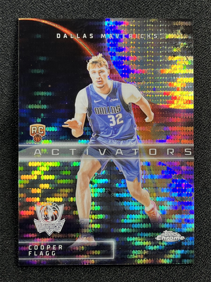 2025-26 Topps Chrome Cooper Flagg #AC-11 Pulsar Refractor Activators Rookie RC