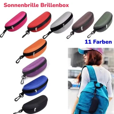 Brillen Etui Brille Brillenetui Sonnenbrille Brillenbox Hartschale Hardcase Groß - Bild 1 von 4