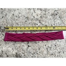 1980s Vintage Fuchsia Womens Belt 100 Silk Adjustable