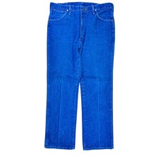 Wrangler Men's 36x30 Straight Leg Jeans USA Made 100% Cotton Vintage Denim