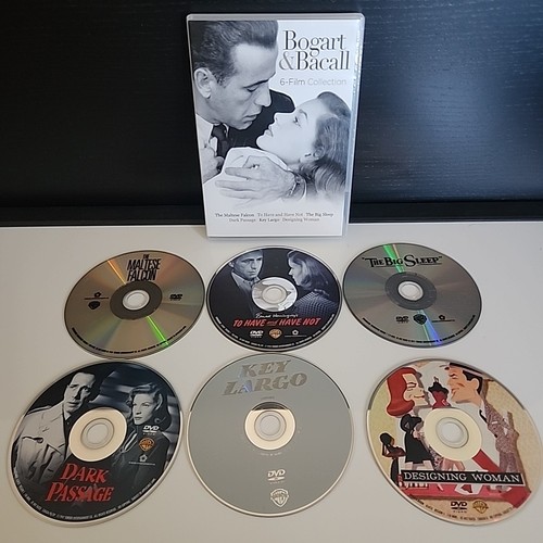 Bogart & Bacall: 6-Film Collection DVD 2016 Warner Brother WB - Free Shipping!