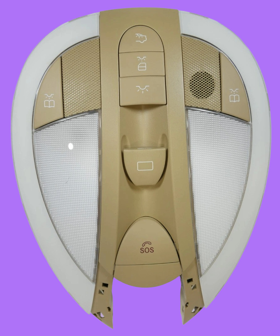 🟩07-09 Mercedes W211 E320 E550 E63 Front Overhead Dome Light Beige 211 820 0223