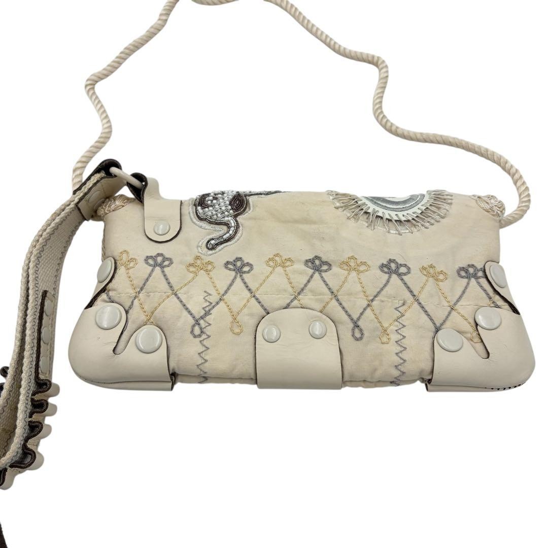 DIESEL Archive Y2K Shoulder Bag Off White Vintage Style Auth | eBay