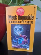 Section G: United Planets Mack Reynolds Vintage Paperback 1976 SciFi