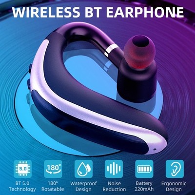 Bluetooth Kopfhörer Handliches Freisprech Headset mit Mikrofon In Ear Ohrhörer