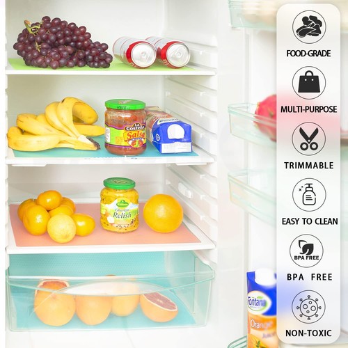 12 Pcs Refrigerator Liners, Washable Mats Covers Pads, Home Kitchen Gadgets A... - 第 3/6 張圖片