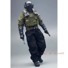 1/12 Combat Jacket Coat Pants Clothes Set Model for 6'' Male Action Figure