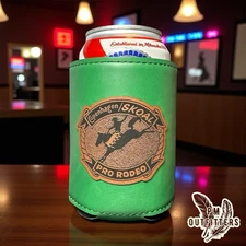 Custom Laser Engraved Copenhagen/Skoal Pro Rodeo Premium Leatherette Can Koozie
