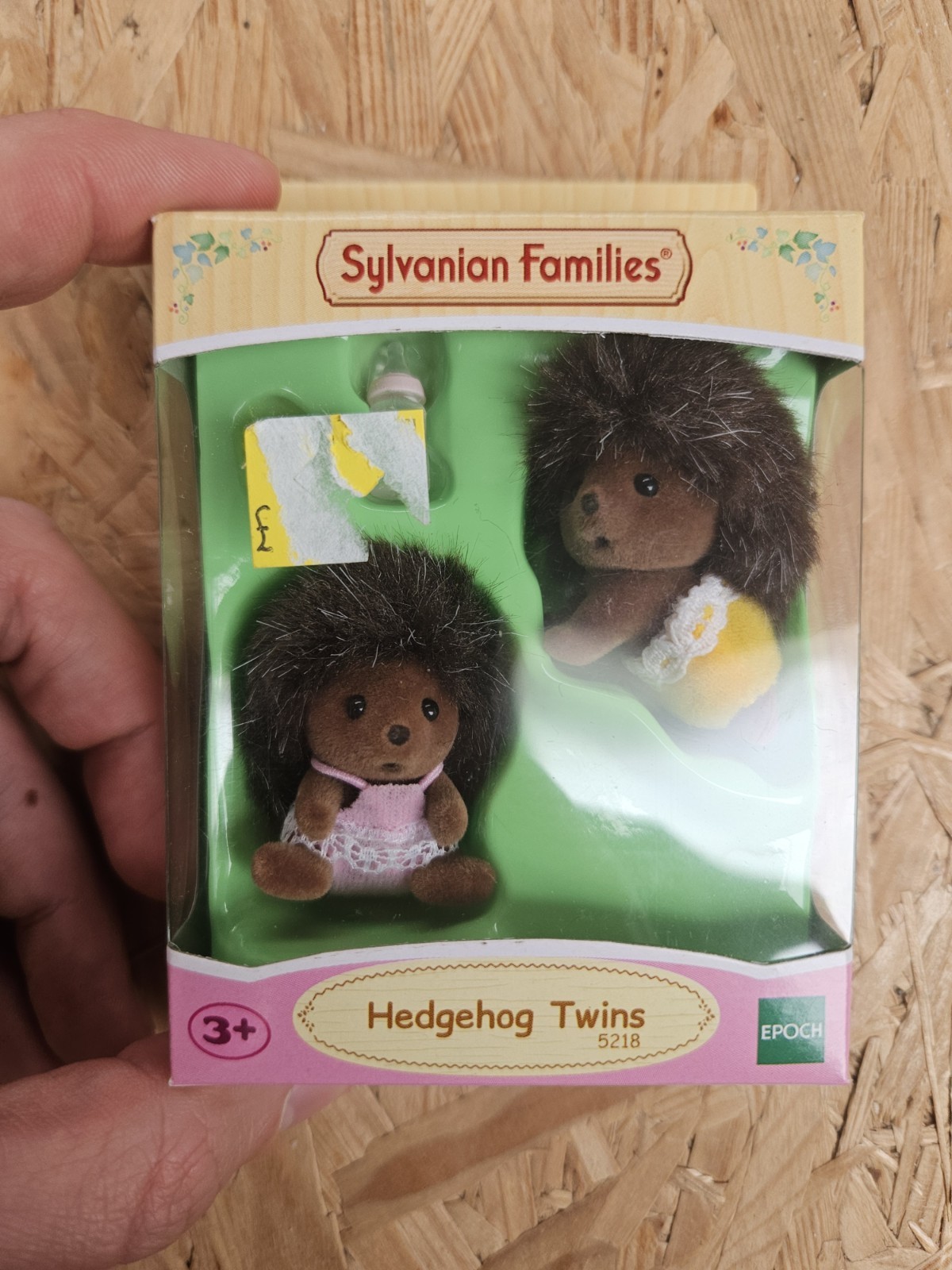 Sylvanian Families Hedgehog Twins 5218 Rare Discontinued Retired