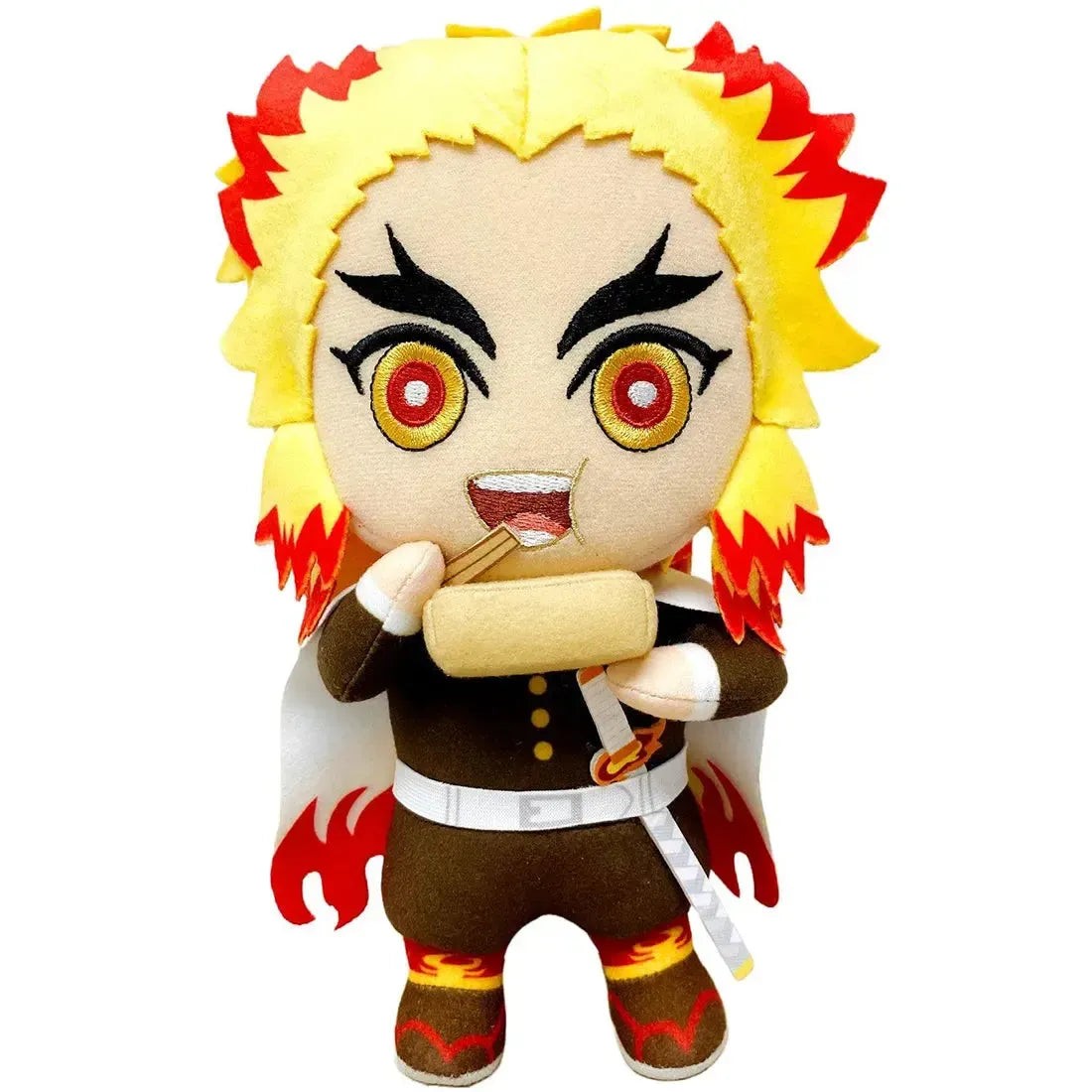 Demon Slayer the Movie: Mugen Train - "¡Umai!" Peluche Senjuro Rengoku Eating Bento