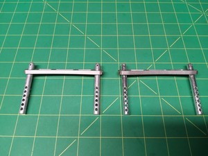 Tmaxx aluminum round post type body supports both front used okay Emaxx too