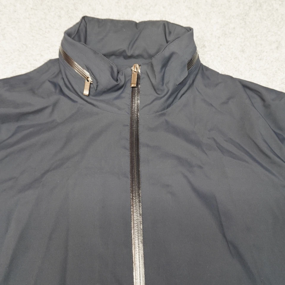 Chaqueta para hombre ZegnaSport Techno Flex XL repelente al agua elástica sin costuras azul marino Foto 3 de 4