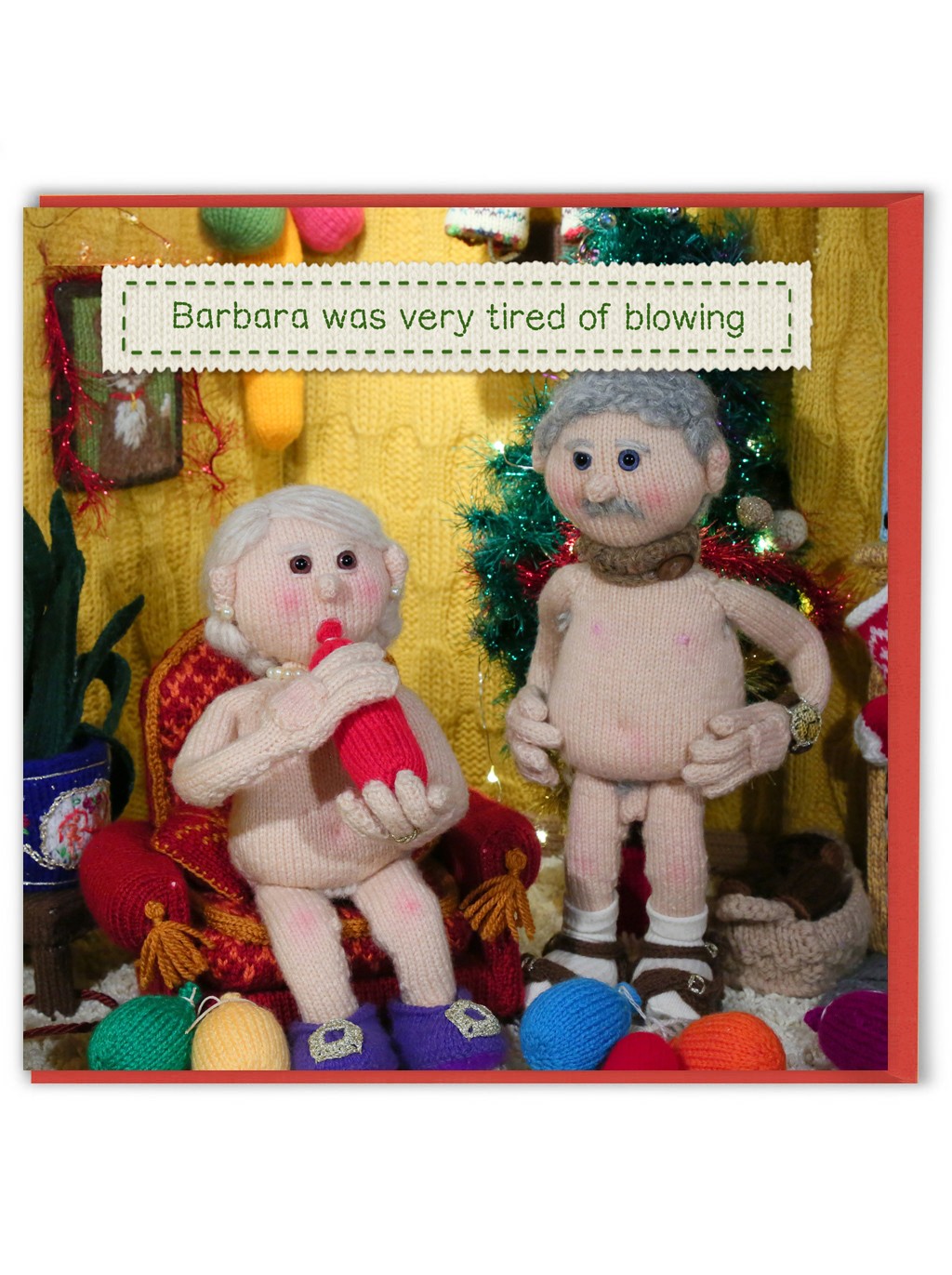 Funny Christmas Card Nudinits Witty Amusing Cheeky Humour Novelty Joke