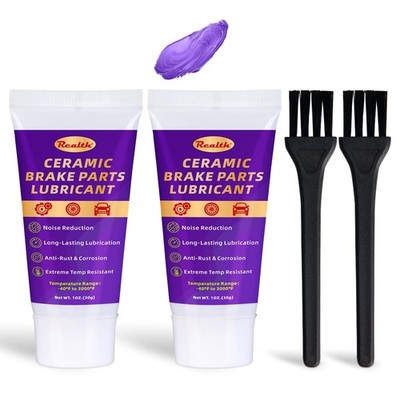 Ceramic Brake Parts Lubricant 30g*2Pack High Temp Caliper Grease for Automotive