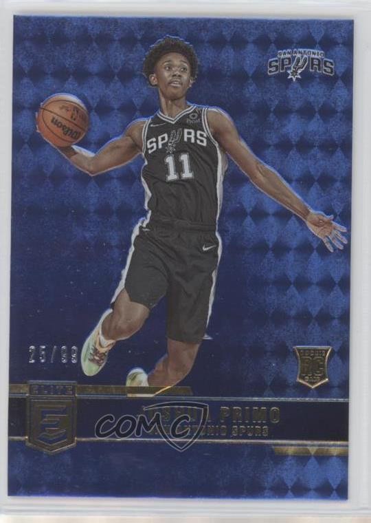 2021-22 Donruss Elite Rookies Blue 25/99 Joshua Primo #237 0bt4