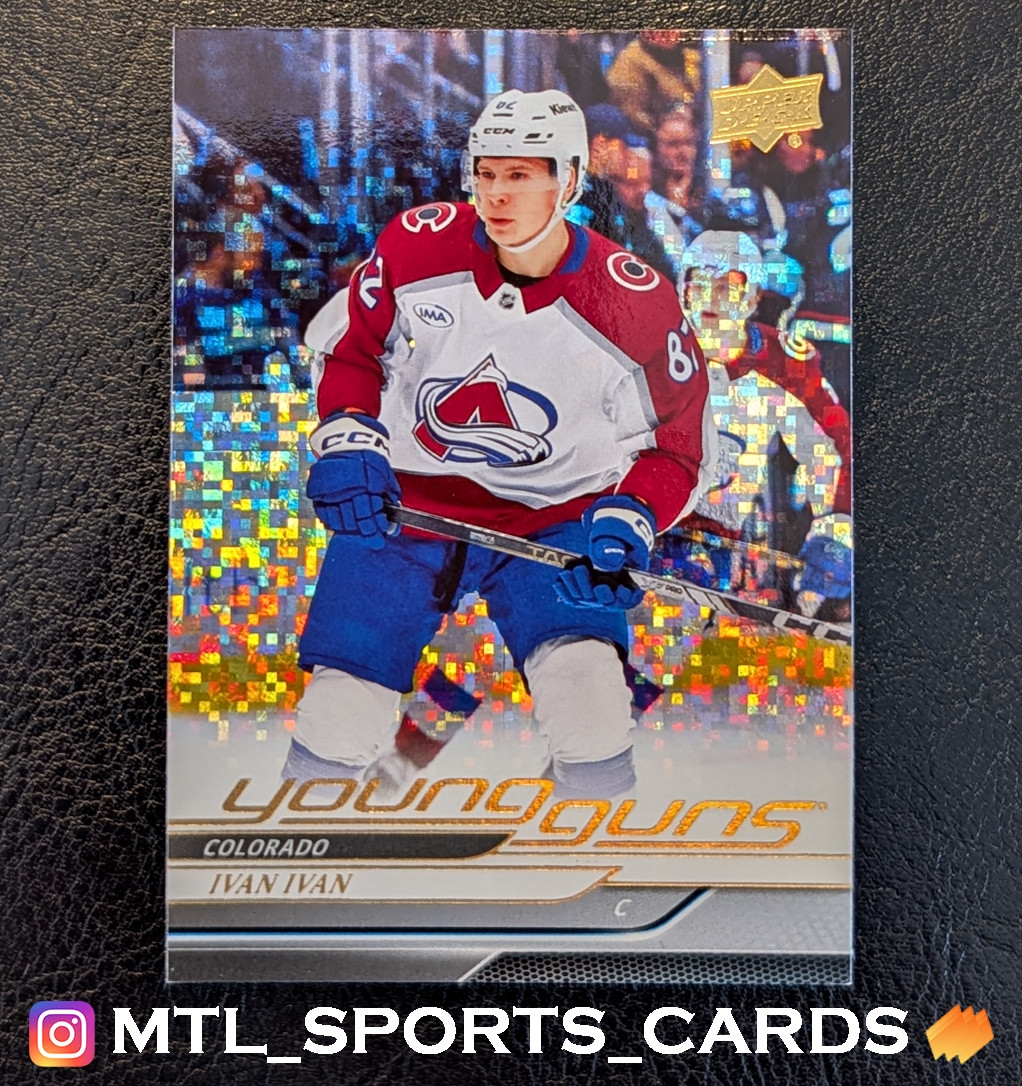 2024-25 Upper Deck #481 Ivan Ivan Young Guns Speckled Rainbow Foil Rookie