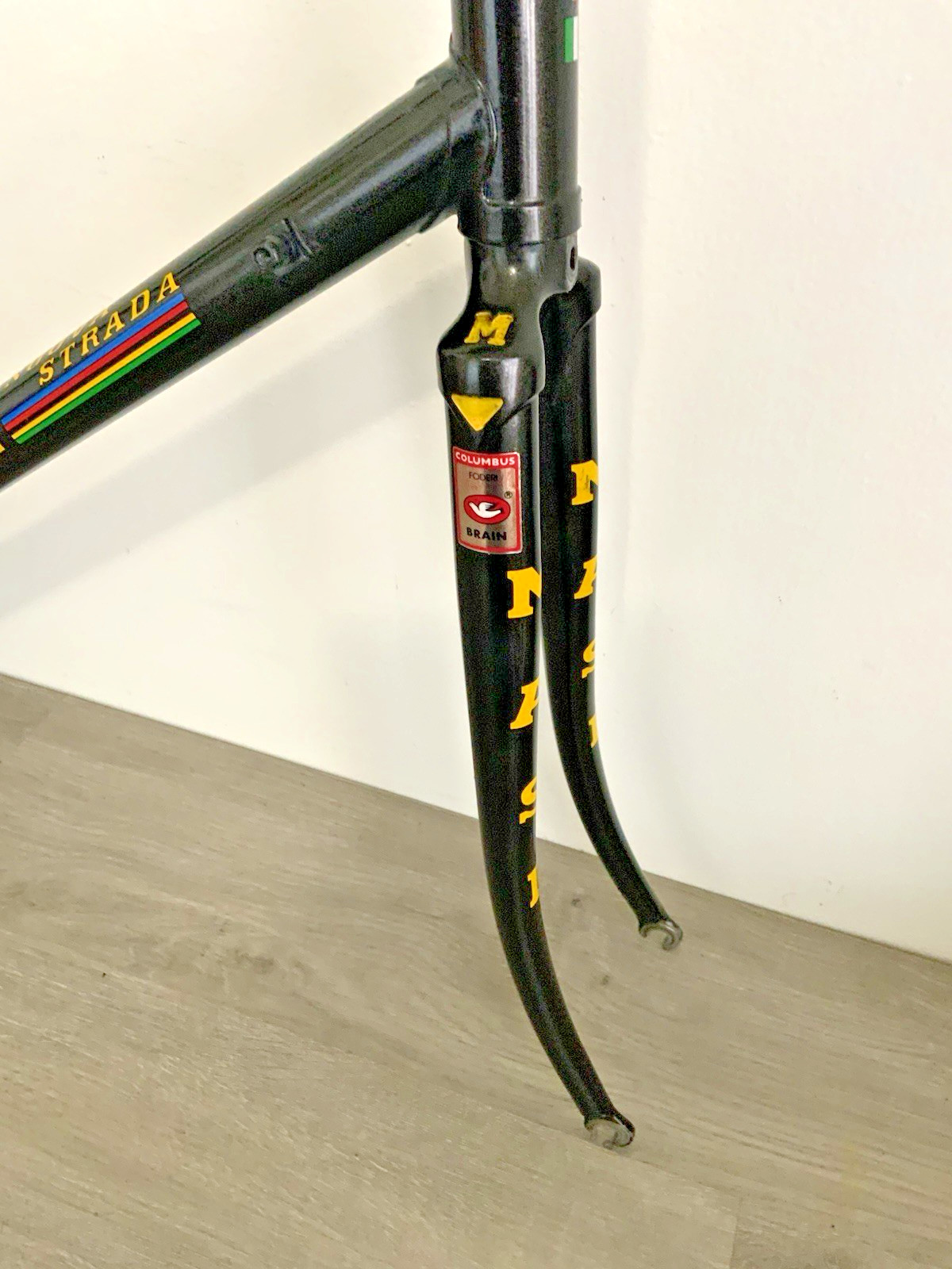 MASI NUOVO STRADA FRAME AND FORK  58 CM COLUMBUS TUBING 2.8 KGS 130 SPACING