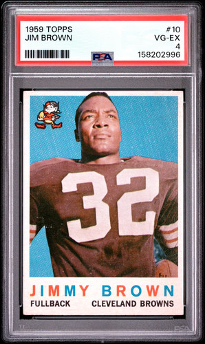 1959 Topps Jim Brown #10 PSA 4