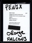2024 Contenders Optic Michael Penix Jr ROY Contenders Orange Prizm Auto RC #/50