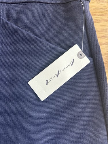 Neu mit Etikett Anthropologie Maeve Piqu Minirock marineblau Größe Small - Bild 10 von 10