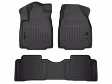 Husky Weatherbeater Front2nd Row Floor Mats 3pc Fits 2009-2015 Honda Pilot Blk