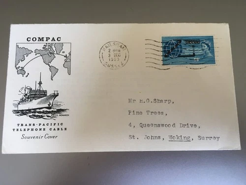 GB STAMPS RARE FIRST DAY COVER 1963 CABLE