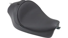 Drag Specialties Smooth Solo Seat W/ EZ Glide 2 Backrest Option 4 Harley 04-2...