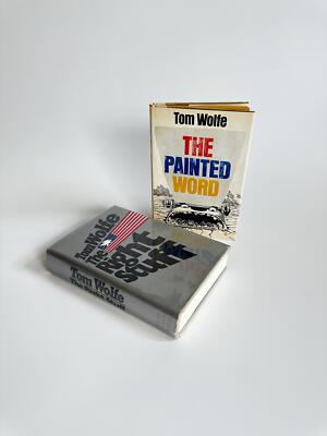 SET OF 2: The Right Stuff by Tom Wolfe 1979 First Printing and The Painted Word