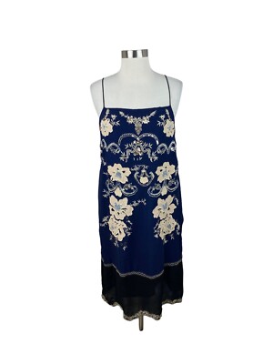 green emerald velvet dress Anthropologie Blue Eyelet Button Up Dress with Slip- Size L – The Saved  Collection