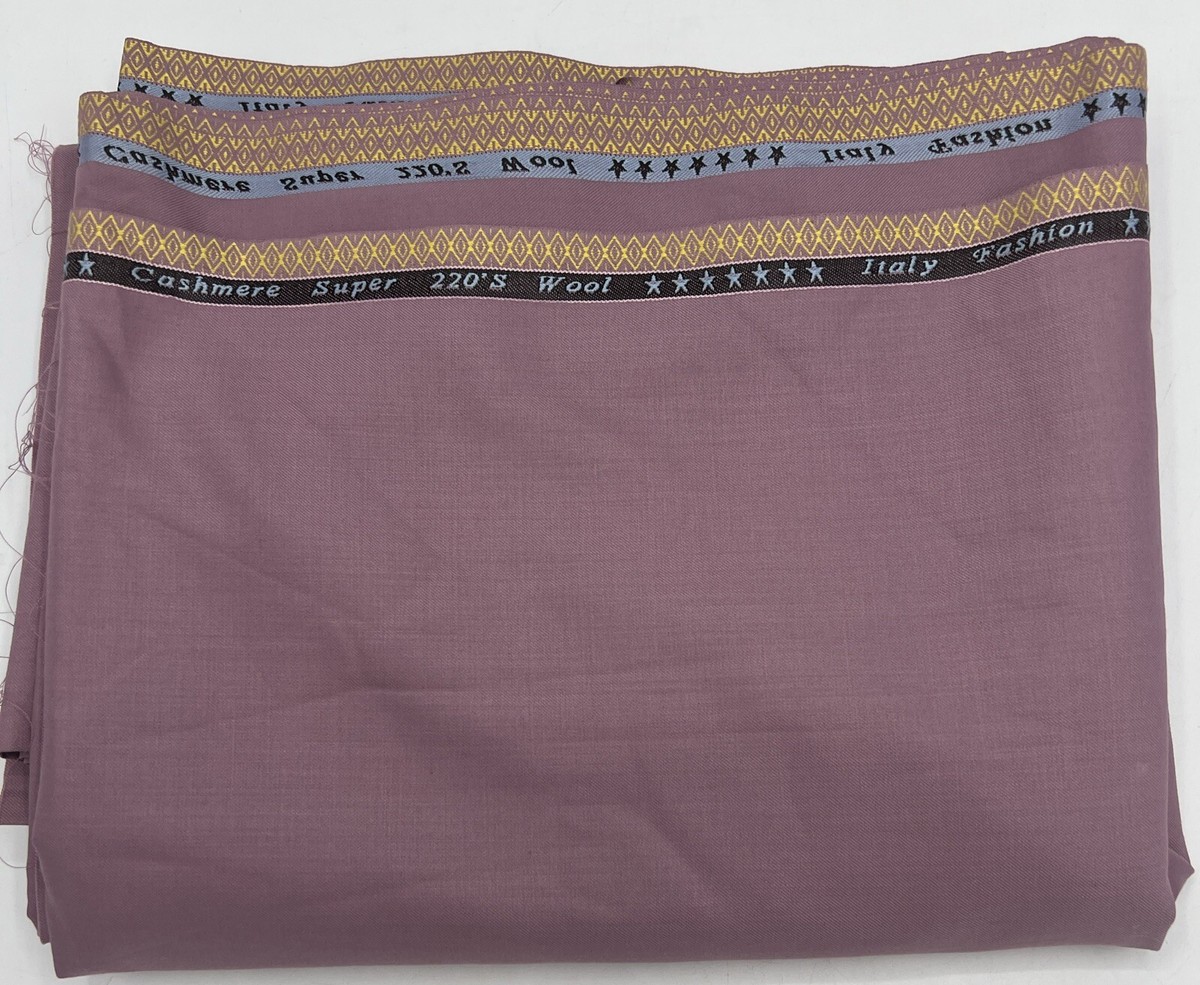 7 Star Cashmere Super 220 Wool Italy Fashion Purple 15 X 5 Feet | eBay