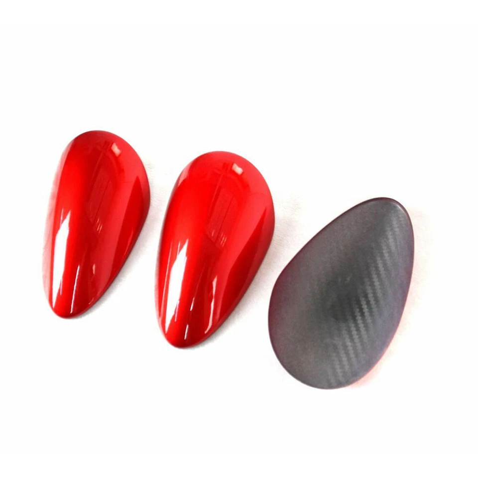 RED Metal For Nissan 370Z Z34 COUPE INTERIOR FRONT GAUGE COVER POD TRIM 3PCS - Изображение 3 из 4