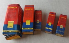 Lot d'anciennes lampes / ampoules / pentodes tubes radio, Miniwat Dario