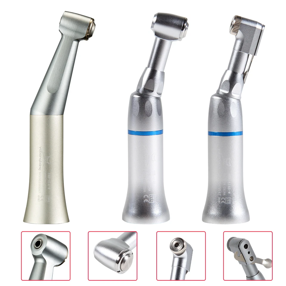 NSK Style Dental Slow Low Speed Contra Angle Handpiece Push / Latch Head E-type