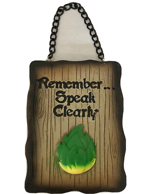 Wizarding Trunk Harry Potter Floo Powder Fireplace Sign Prop Exclusive