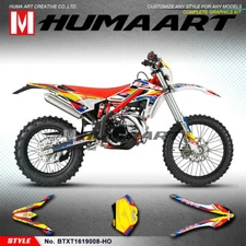 Full Custom Stickers Graphics Kit for Beta 250 300 X-trainer 2016 2017 2018 2019
