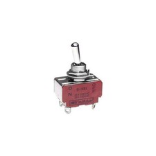 Image of NKK Switches S332 15A Toggle DPDT On-None-On 250VAC 17.5mm Lever