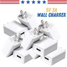 Universal 5V 2A US Plug USB AC Wall Charger Power Adapter For Smart Phone Lot