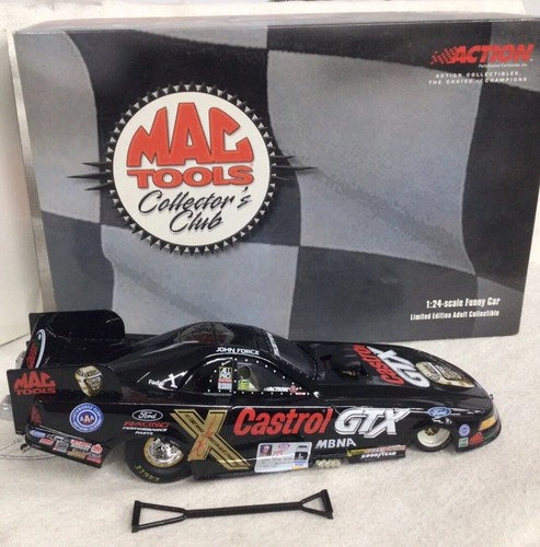 John Force Castrol GTX/10 X Champion ‘01 Mustang Funny Car DieCast NHRA 1:24 MIB - Picture 12 of 12