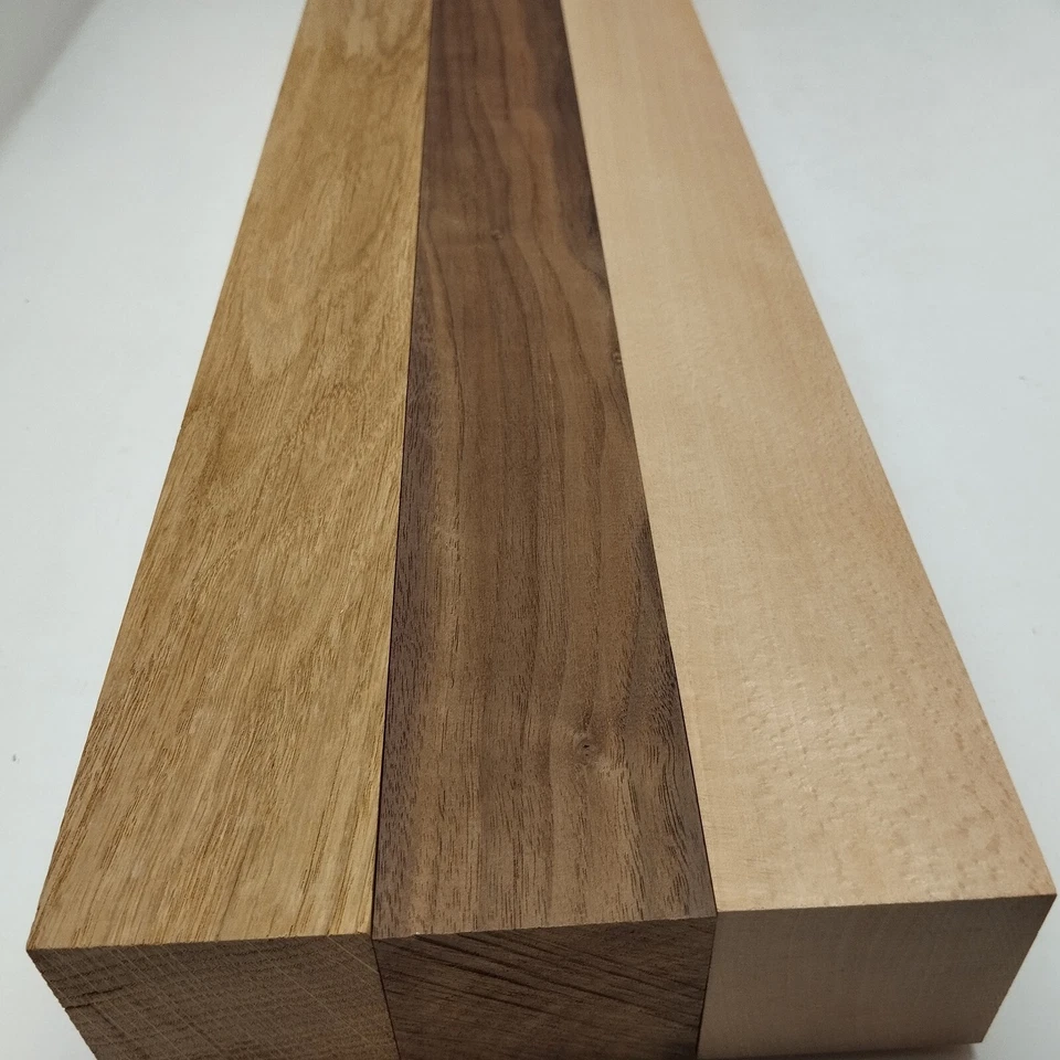 58x58 mm Eiche Buche Nussbaum Ahorn Walnuss Kantholz Massivholz Tischbeine - Bild 3 von 4