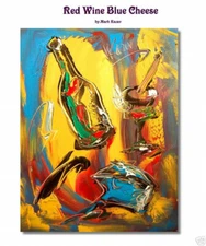 WINE    MODERN PAINTING  IMPRESSIONIST CANVAS ORIGINAL OIL CANVAS BI7yrTI