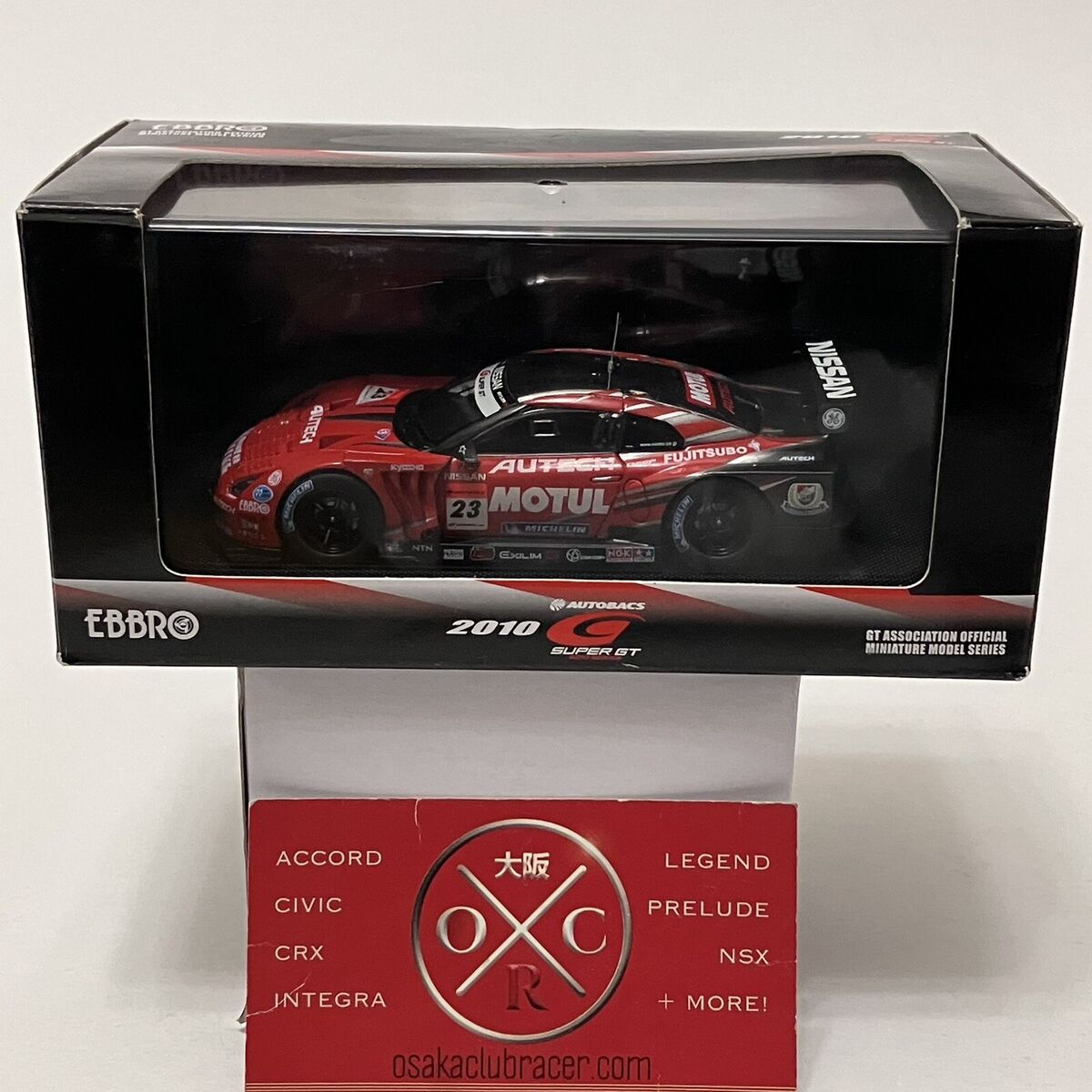 Rare EBBRO Motul Autech Nissan GT-R Super GT 500 1:43 JDM Rare EBBRO Motul Autech Nissan GT-R Super GT 500 1:43 JDM
