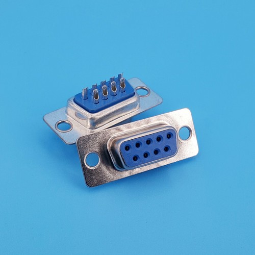 100Pcs DB9 D-SUB Female RS232 Serial Port 9Pin Wire Solder Plug Connector - Picture 2 of 5